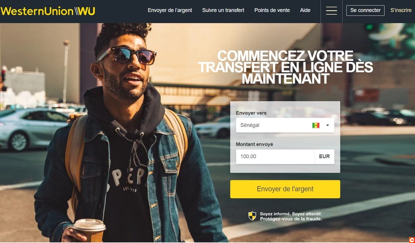 Western Union allows you to send money to 200 countries and territories